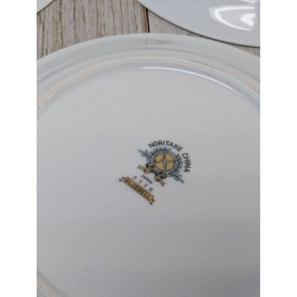Set Of 4 Noritake Bluebell Bread Plates 5558 Fine China - Picture 5 of 5